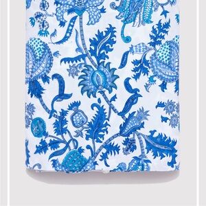 Roller Rabbit Blue and White Floral Fabric